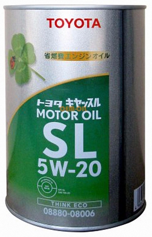 Объем 1л. TOYOTA  Motor Oil SL 5W-20 - 08880-08006 - Автомобильные жидкости. Розница и оптом, масла и антифризы - KarPar Артикул: 08880-08006. PATRIOT.