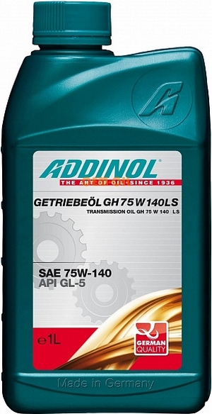 Объем 1л. Трансмиссионное масло ADDINOL Getriebeol GH 75W-140 LS - 4014766072887 - Автомобильные жидкости. Розница и оптом, масла и антифризы - KarPar Артикул: 4014766072887. PATRIOT.