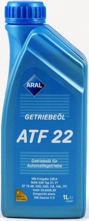 Объем 1л. Трансмиссионное масло ARAL Getriebeol ATF 22 - 154EC0 - Автомобильные жидкости. Розница и оптом, масла и антифризы - KarPar Артикул: 154EC0. PATRIOT.