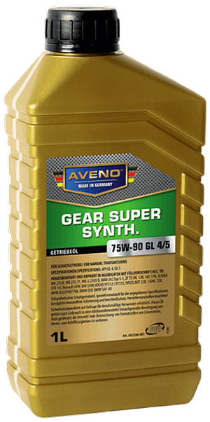 Объем 1л. Трансмиссионное масло AVENO Gear Super Synth 75W-90 GL 4/5 - 3022206-001 - Автомобильные жидкости. Розница и оптом, масла и антифризы - KarPar Артикул: 3022206-001. PATRIOT.
