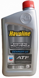 Объем 0,946л. Трансмиссионное масло CHEVRON Havoline Synthetic ATF Multi-Vehicle Dexron-VI - 226535721