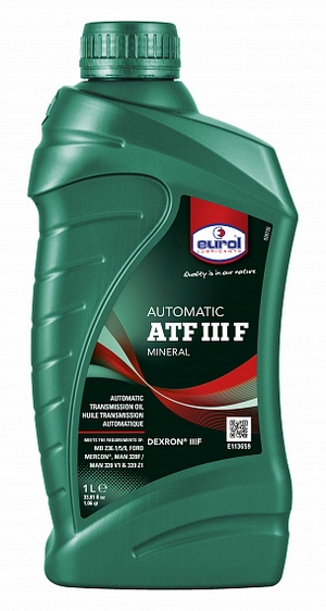 Объем 1л. Трансмиссионное масло EUROL ATF III F - E1136591L - Автомобильные жидкости. Розница и оптом, масла и антифризы - KarPar Артикул: E1136591L. PATRIOT.