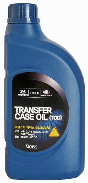Объем 1л. Трансмиссионное масло HYUNDAI Transfer Case Oil (TOD)75W-80 - 0220000130 - Автомобильные жидкости. Розница и оптом, масла и антифризы - KarPar Артикул: 0220000130. PATRIOT.