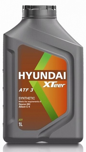 Объем 1л. Трансмиссионное масло HYUNDAI XTeer ATF 3 - 1011011 - Автомобильные жидкости. Розница и оптом, масла и антифризы - KarPar Артикул: 1011011. PATRIOT.
