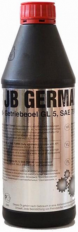 Объем 1л. Трансмиссионное масло JB GERMAN OIL Hypoid-Getriebeoel 75W-90 - 314-584 - Автомобильные жидкости. Розница и оптом, масла и антифризы - KarPar Артикул: 314-584. PATRIOT.