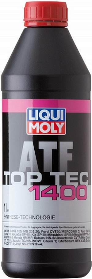 Объем 1л. Трансмиссионное масло LIQUI MOLY CVT Top Tec ATF 1400 - 8041 - Автомобильные жидкости. Розница и оптом, масла и антифризы - KarPar Артикул: 8041. PATRIOT.