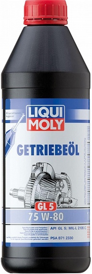 Объем 1л. Трансмиссионное масло LIQUI MOLY Getriebeoil 75W-80 - 7619 - Автомобильные жидкости. Розница и оптом, масла и антифризы - KarPar Артикул: 7619. PATRIOT.