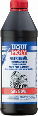 Объем 1л. Трансмиссионное масло LIQUI MOLY Getriebeoil 80W - 1952