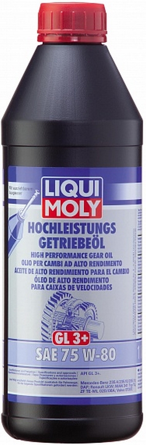 Объем 1л. Трансмиссионное масло LIQUI MOLY Hochleistungs-Getriebeoil 75W-80 - 7584 - Автомобильные жидкости. Розница и оптом, масла и антифризы - KarPar Артикул: 7584. PATRIOT.