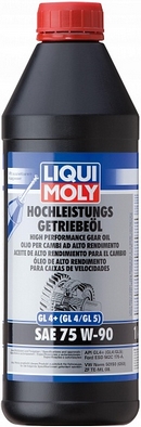 Объем 1л. Трансмиссионное масло LIQUI MOLY Hochleistungs-Getriebeoil 75W-90 - 3979