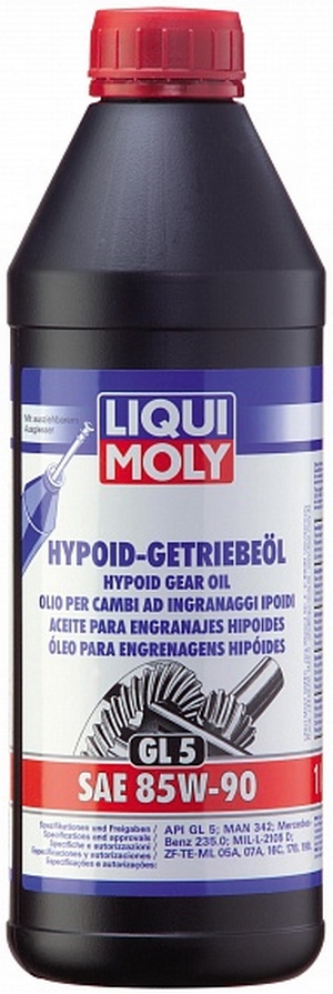 Объем 1л. Трансмиссионное масло LIQUI MOLY Hypoid-Getriebeoil 85W-90 - 1956 - Автомобильные жидкости. Розница и оптом, масла и антифризы - KarPar Артикул: 1956. PATRIOT.