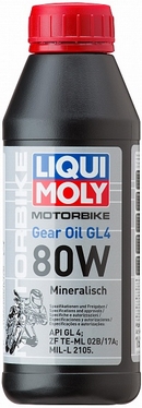 Объем 0,5л. Трансмиссионное масло LIQUI MOLY Motorbike Gear Oil 80W - 7587