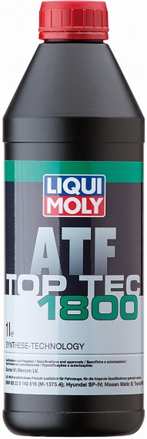 Объем 1л. Трансмиссионное масло LIQUI MOLY Top Tec ATF 1800 - 2381 - Автомобильные жидкости. Розница и оптом, масла и антифризы - KarPar Артикул: 2381. PATRIOT.
