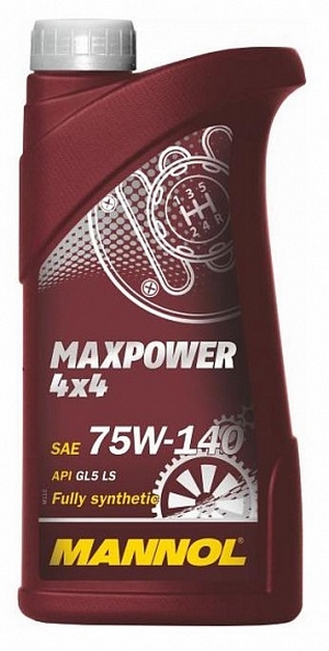 Объем 1л. Трансмиссионное масло MANNOL 4х4 Maxpower 75W-140 - 1300 - Автомобильные жидкости. Розница и оптом, масла и антифризы - KarPar Артикул: 1300. PATRIOT.