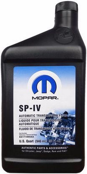 Объем 0,946л. Трансмиссионное масло MOPAR SP-IV ATF - 68171866AA - Автомобильные жидкости. Розница и оптом, масла и антифризы - KarPar Артикул: 68171866AA. PATRIOT.