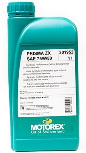 Объем 1л. Трансмиссионное масло MOTOREX Prisma ZX 75W-80 - 301955 - Автомобильные жидкости. Розница и оптом, масла и антифризы - KarPar Артикул: 301955. PATRIOT.