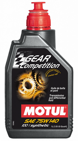 Объем 1л. Трансмиссионное масло MOTUL Gear Competition 75W-140 - 105779 - Автомобильные жидкости. Розница и оптом, масла и антифризы - KarPar Артикул: 105779. PATRIOT.