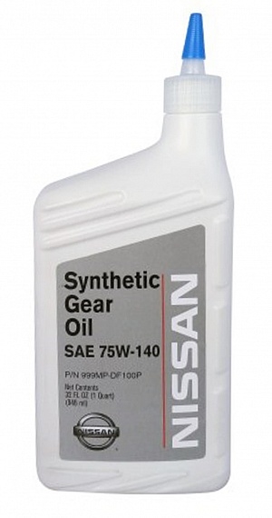 Объем 0,946л. Трансмиссионное масло NISSAN Synthetic Gear Oil 75W-140 - 999MP-DF100P - Автомобильные жидкости. Розница и оптом, масла и антифризы - KarPar Артикул: 999MP-DF100P. PATRIOT.