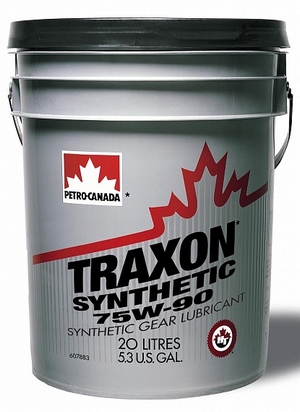Объем 20л. Трансмиссионное масло PETRO-CANADA Traxon Synthetic 75W-90 - TRSY759P20 - Автомобильные жидкости. Розница и оптом, масла и антифризы - KarPar Артикул: TRSY759P20. PATRIOT.