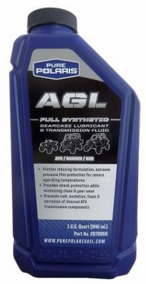 Объем 0,946л. Трансмиссионное масло PURE POLARIS AGL Full Synthetic Gearcase Lubricant and Transmission Fluid - 2878068 - Автомобильные жидкости. Розница и оптом, масла и антифризы - KarPar Артикул: 2878068. PATRIOT.