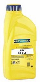 Объем 1л. Трансмиссионное масло RAVENOL Getriebeoel EPX 80 GL-5 - 1223201-001-01-000