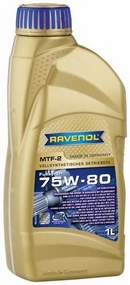 Объем 1л. Трансмиссионное масло RAVENOL MTF-2 SAE 75W-80 - 1221103-001-01-999