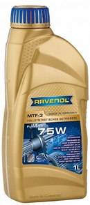 Объем 1л. Трансмиссионное масло RAVENOL MTF-3 SAE 75W - 1221104-001-01-999