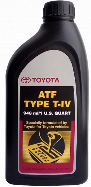 Объем 0,946л. Трансмиссионное масло TOYOTA ATF Type T-IV - 00279-000T4 - Автомобильные жидкости, масла и антифризы - KarPar Артикул: 00279-000T4. PATRIOT.