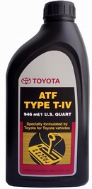 Объем 0,946л. Трансмиссионное масло TOYOTA ATF Type T-IV - 00279-000T4