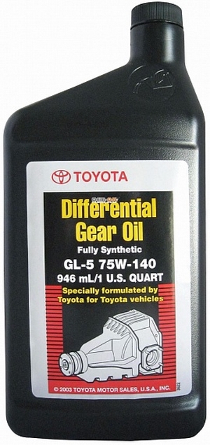 Объем 0,946л. Трансмиссионное масло TOYOTA Differential Gear Oil Full Synthetic GL-5 75W-140 - 00289-75140 - Автомобильные жидкости. Розница и оптом, масла и антифризы - KarPar Артикул: 00289-75140. PATRIOT.