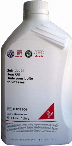 Объем 1л. Трансмиссионное масло VW G005 000 - G052990A2 - Автомобильные жидкости. Розница и оптом, масла и антифризы - KarPar Артикул: G052990A2. PATRIOT.