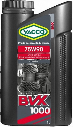 Объем 1л. Трансмиссионное масло YACCO BVX 1000 75W-90 - 340225 - Автомобильные жидкости. Розница и оптом, масла и антифризы - KarPar Артикул: 340225. PATRIOT.