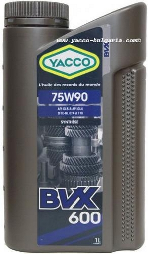 Объем 1л. Трансмиссионное масло YACCO BVX 600 75W-90 - 340425 - Автомобильные жидкости. Розница и оптом, масла и антифризы - KarPar Артикул: 340425. PATRIOT.