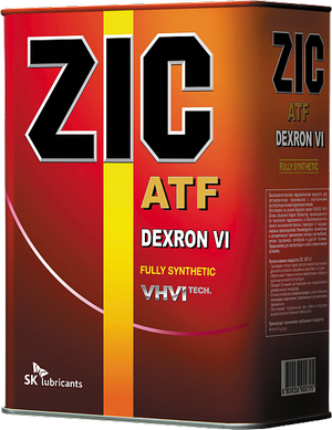 Объем 4л. Трансмиссионное масло ZIC Dexron VI - 167068 - Автомобильные жидкости. Розница и оптом, масла и антифризы - KarPar Артикул: 167068. PATRIOT.
