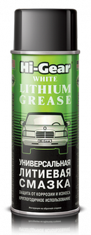 Объем 0,312кг Универсальная литиевая смазка HI-GEAR White Lithium Grease - HG5503