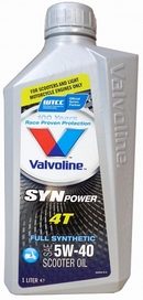Объем 1л. VALVOLINE SynPower 4T 5W-40 - 862060