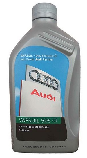 Объем 1л. VAPSOIL 505 01 Audi 5W-30 - 600010328 - Автомобильные жидкости. Розница и оптом, масла и антифризы - KarPar Артикул: 600010328. PATRIOT.
