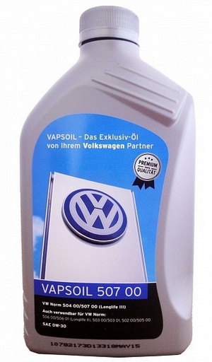 Объем 1л. VAPSOIL 507 00 VW 0W-30 - 600030786 - Автомобильные жидкости. Розница и оптом, масла и антифризы - KarPar Артикул: 600030786. PATRIOT.