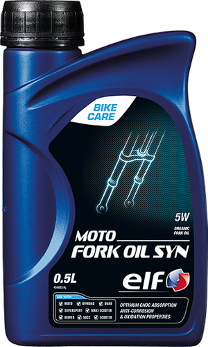 Объем 0,5л. Вилочное масло ELF Moto Fork Oil Syn 5W - 194975 - Автомобильные жидкости. Розница и оптом, масла и антифризы - KarPar Артикул: 194975. PATRIOT.