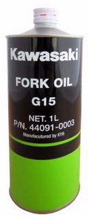 Объем 1л. Вилочное масло KAWASAKI Fork Oil G15 15W - 44091-0003