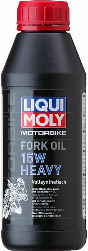 Объем 0,5л. Вилочное масло LIQUI MOLY Motorbike Fork Oil Heavy 15W - 7558 - Автомобильные жидкости. Розница и оптом, масла и антифризы - KarPar Артикул: 7558. PATRIOT.