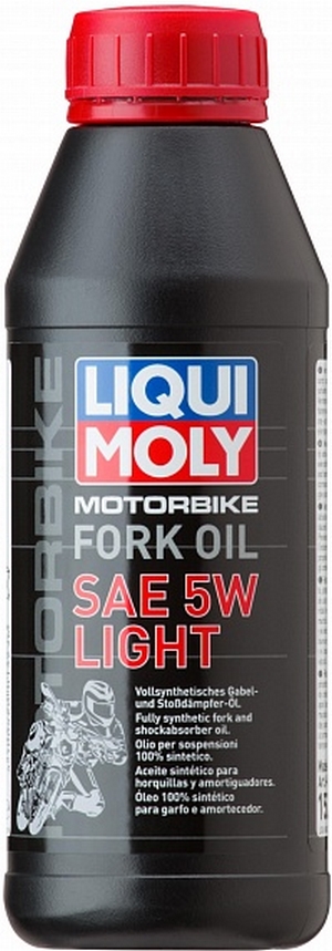 Объем 0,5л. Вилочное масло LIQUI MOLY Motorbike Fork Oil Light 5W - 7598 - Автомобильные жидкости. Розница и оптом, масла и антифризы - KarPar Артикул: 7598. PATRIOT.