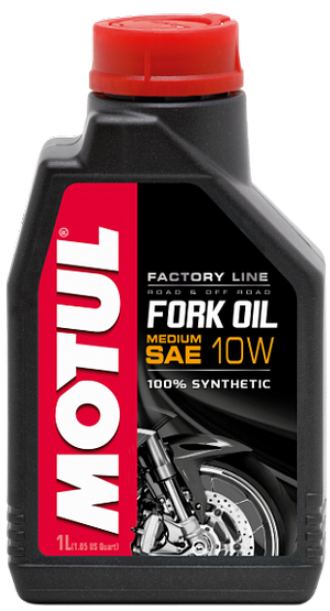 Объем 1л. Вилочное масло MOTUL Fork Oil Factory Line Medium 10W - 105925 - Автомобильные жидкости. Розница и оптом, масла и антифризы - KarPar Артикул: 105925. PATRIOT.
