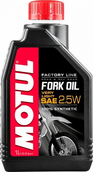 Объем 1л. Вилочное масло MOTUL Fork Oil Factory Line Very Light 2,5W - 105962 - Автомобильные жидкости. Розница и оптом, масла и антифризы - KarPar Артикул: 105962. PATRIOT.