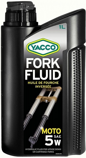 Объем 1л. Вилочное масло YACCO Fork Fluid 5W - 339725 - Автомобильные жидкости. Розница и оптом, масла и антифризы - KarPar Артикул: 339725. PATRIOT.