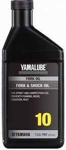 Объем 0,473л. Вилочное масло YAMAHA Yamalube Fork Oil 10 - ACCFORKF0010