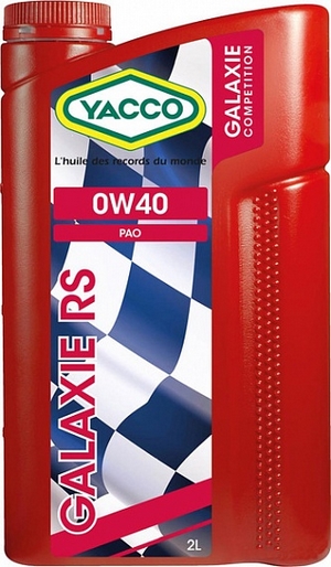 Объем 2л. YACCO Galaxie RS 0W-40 - 310124 - Автомобильные жидкости. Розница и оптом, масла и антифризы - KarPar Артикул: 310124. PATRIOT.