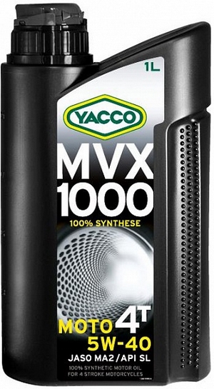 Объем 1л. YACCO MVX 1000 4T 5W-40 - 334225 - Автомобильные жидкости. Розница и оптом, масла и антифризы - KarPar Артикул: 334225. PATRIOT.