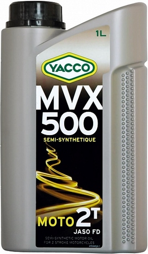 Объем 1л. YACCO MVX 500 2T - 333425 - Автомобильные жидкости. Розница и оптом, масла и антифризы - KarPar Артикул: 333425. PATRIOT.