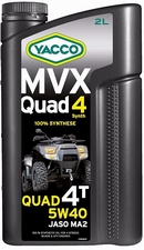 Объем 2л. YACCO MVX Quad 4 Synth 5W-40 - 334024